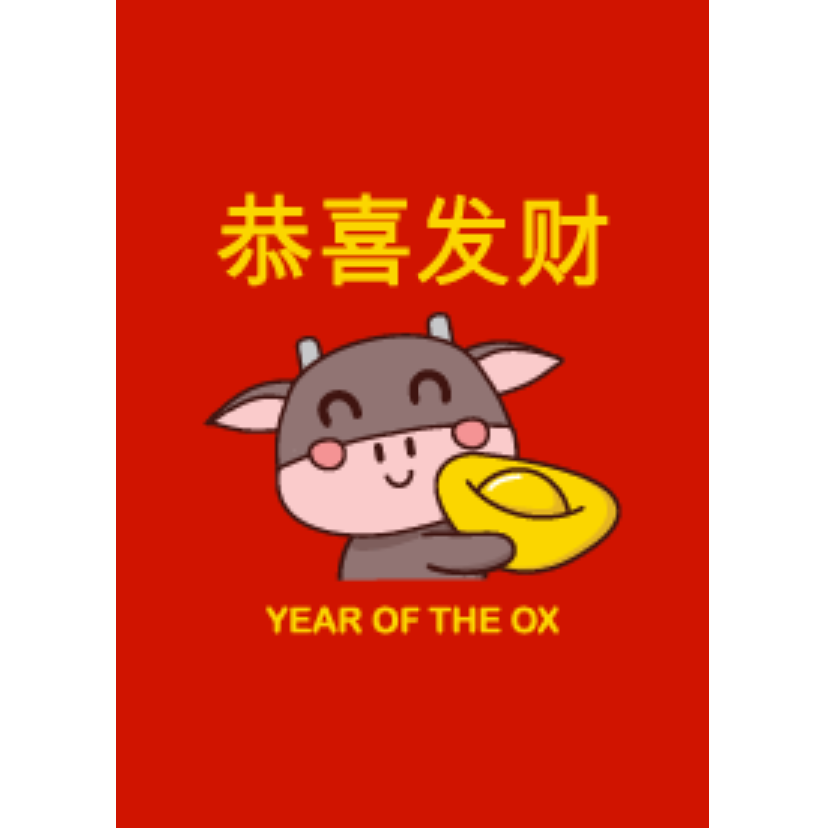 Chinese new year ( Year of the ox)