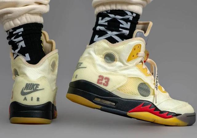 還有機會入手！Off-White x Air Jordan 5「色違」版本聯名鞋即將開賣