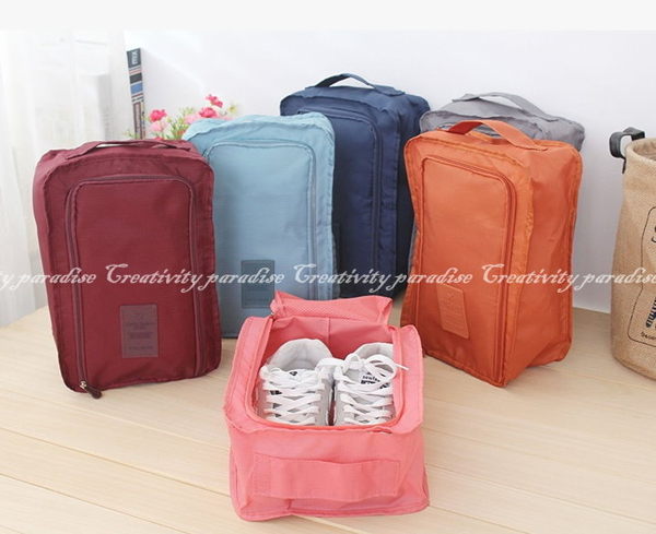 【第三代飛機鞋盒】韓系出國旅行袋 外出攜帶手提防水小款鞋袋 收納袋