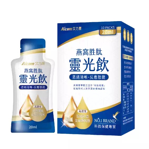 大樹健康購物網 【Aicom艾力康】燕窩胜肽靈光飲