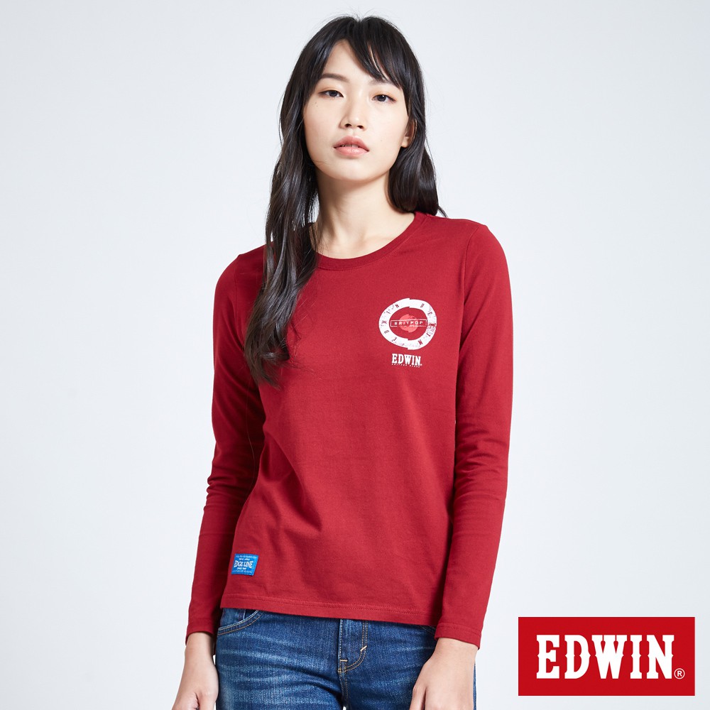 並且將 LOGO 印花大量融入英國旗幟和黑膠唱片， MUSIC IS LIFE。商品編號:360562019#EDWIN#長袖T恤【購物須知】 1. 一張訂單僅能配送一個地址，若需配送不同地址請分別下