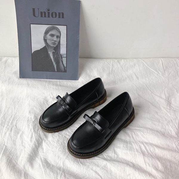 小皮鞋女學生韓版百搭復古英倫風JK制服鞋洛麗塔日系軟妹可愛ins 名購居家