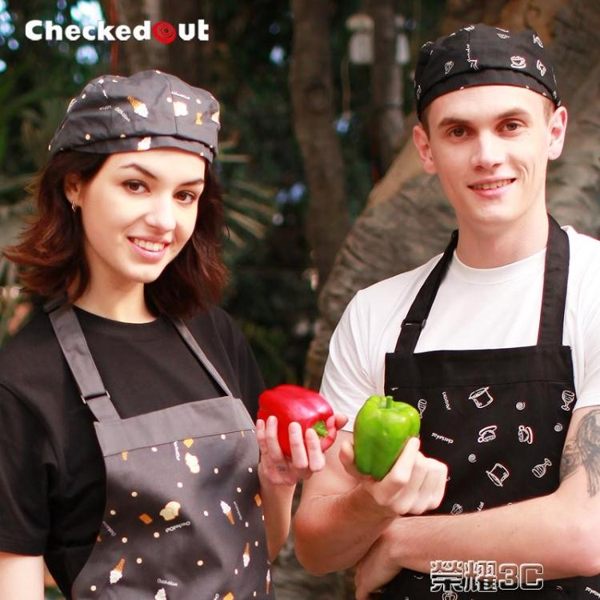 廚師帽 廚師帽 貝雷帽 前進帽 男 餐廳工作帽 女 廚師工作帽 新品