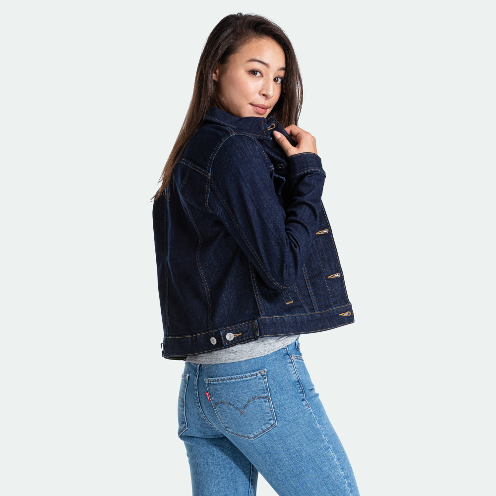 貨號：29945-0023levis 女款 牛仔外套 / original 經典修身版型 / 原色基本款 / 彈性布料