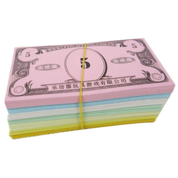 幼兒園兒童玩具游戲紙幣 理財培訓游戲錢幣道具 大富翁游戲棋配件