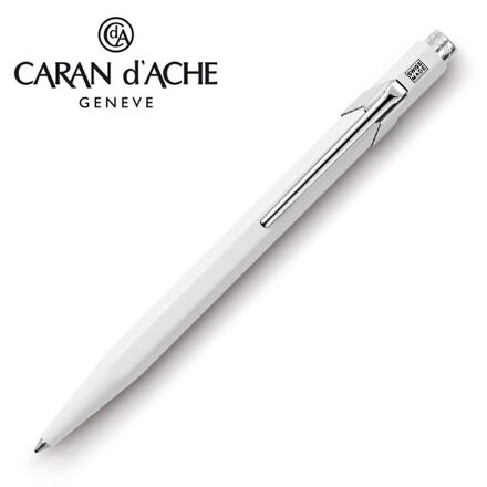 CARAN d'ACHE 瑞士卡達 849.001 Classic 原子筆. 白 /支