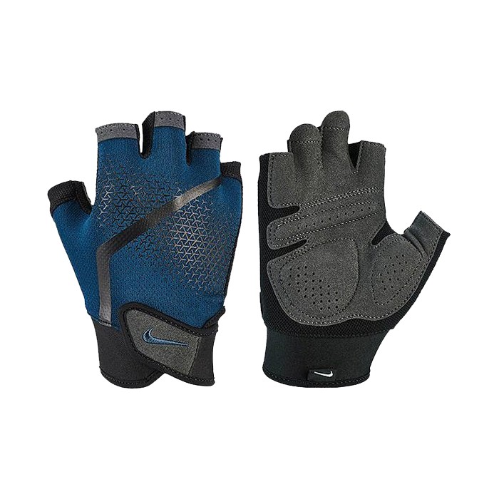 NIKE MEN'S EXTREME FITNESS 男用健力手套品牌：NIKE建議售價：790材質：手掌：51% 聚酯纖維, 22% 尼龍, 27% PU手背：94% 聚酯纖維, 4% 尼龍, 2%