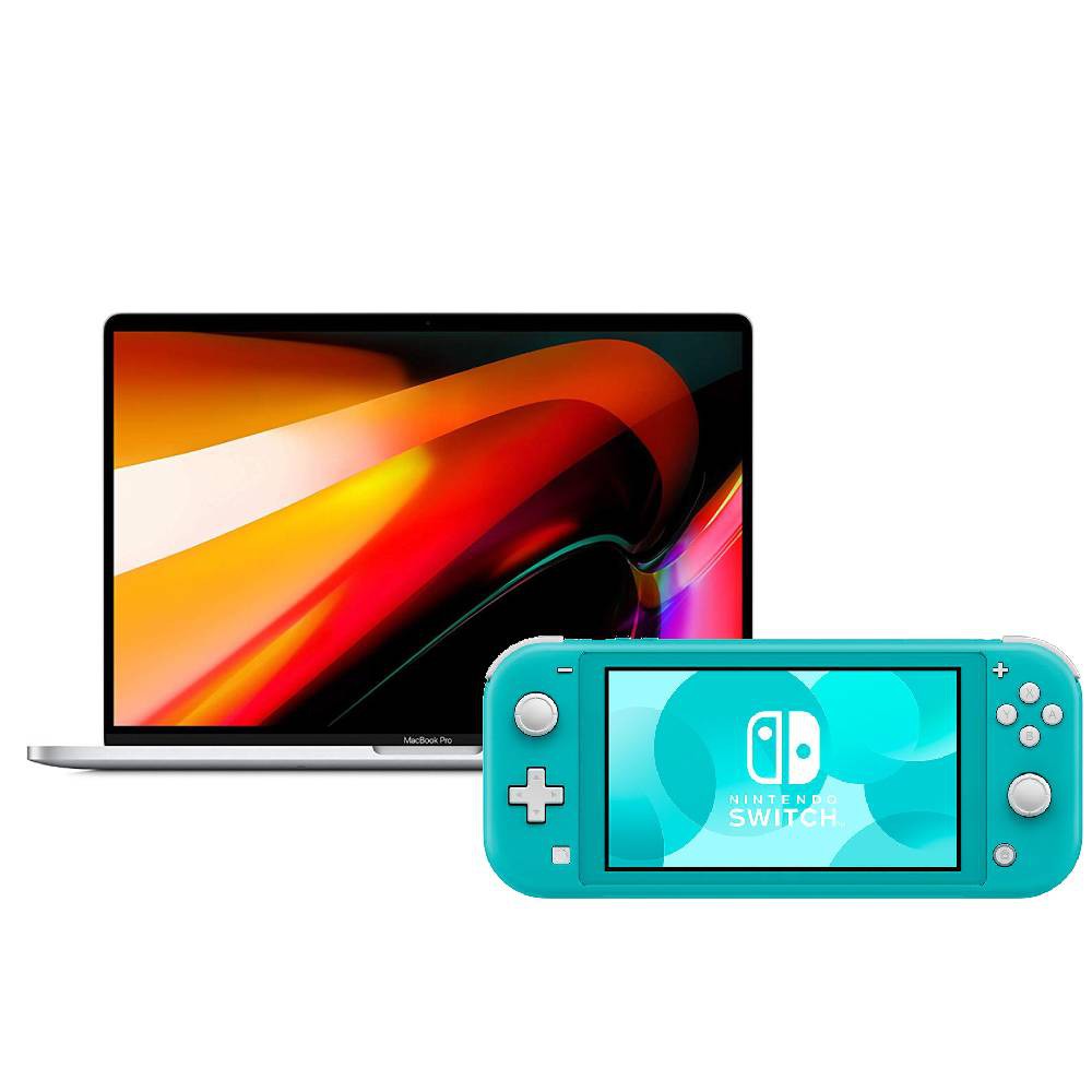 送Nintendo Switch Lite 藍 (台灣公司貨) NCC：CCAL19LP1700T0型號：太空灰_MVVJ2TA/A銀_MVVL2TA/A【商品特色】*2.6GHz 6 核心處理器*5
