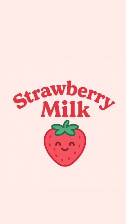 ✨🍓Strawberry milk🍓✨