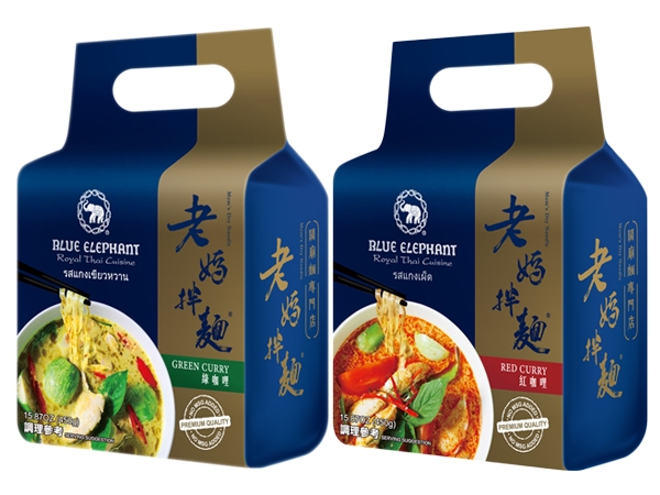 老媽拌麵~藍象系列(泰式綠咖哩／紅咖哩)150gx3包 款式可選【D158205】