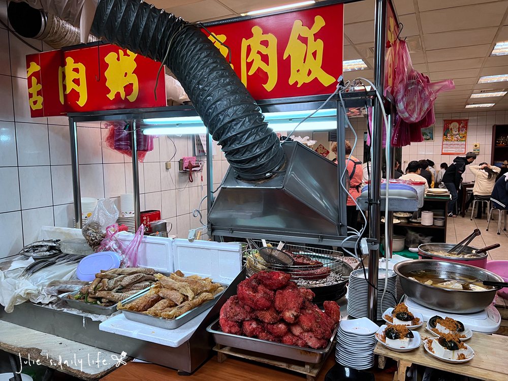 宵夜,晚餐,板橋,消夜,滷肉飯,炸物,炸魚,紅燒肉,脆皮肥腸,菜單,香菇肉粥,魯肉飯,鹹粥 @跟著Julie一起走吧