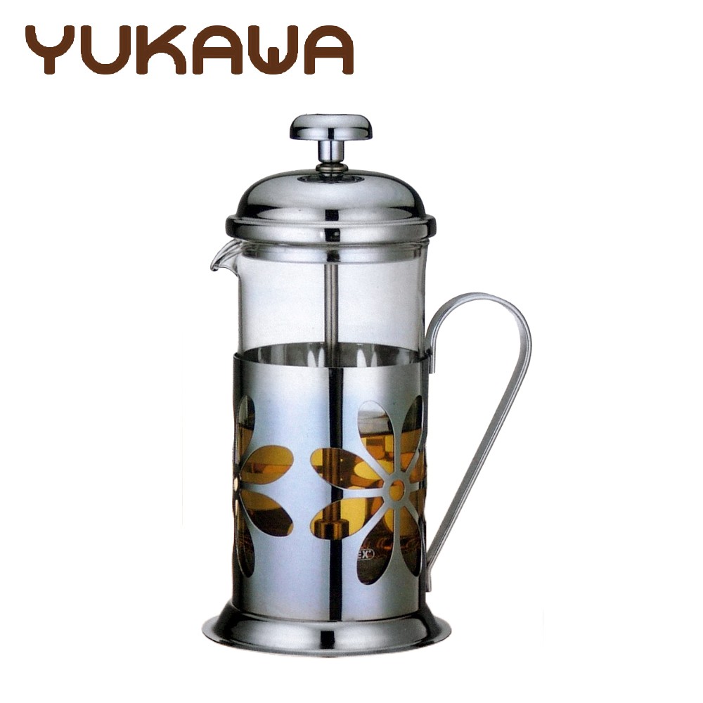 臺灣製造 品質保證適合沖泡各式咖啡或花茶快速簡便，沖泡效果佳不需濾紙環保耐用把手隔熱不燙手法式濾壓壺：外表酷似沖茶器的法國濾壓壺器是最簡單、快速、容易使用的咖啡沖煮方式。 許多人會將濾壓壺與沖茶器混淆