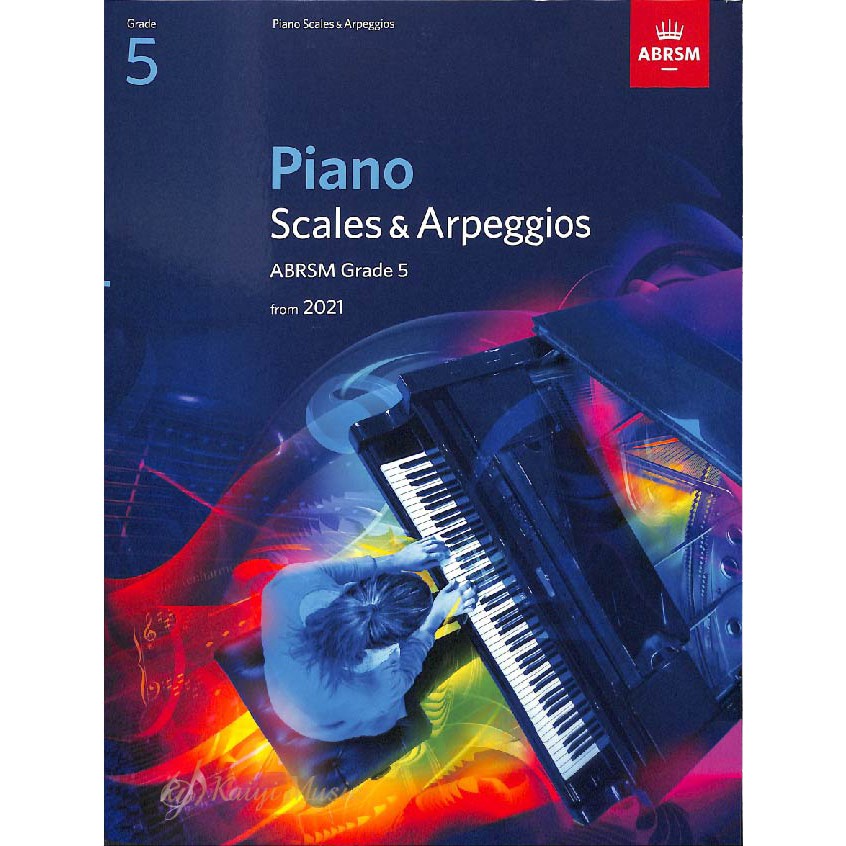 中文書名：英國皇家 鋼琴音階琶音 第5級 (from 2021)英文書名：ABRSM Piano Scales & Arpeggios頁數：8尺寸：30.5 x 22.9 cm級數：5ISBN：978
