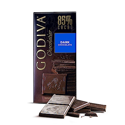 GODIVA 85%黑巧克力(100g/片)