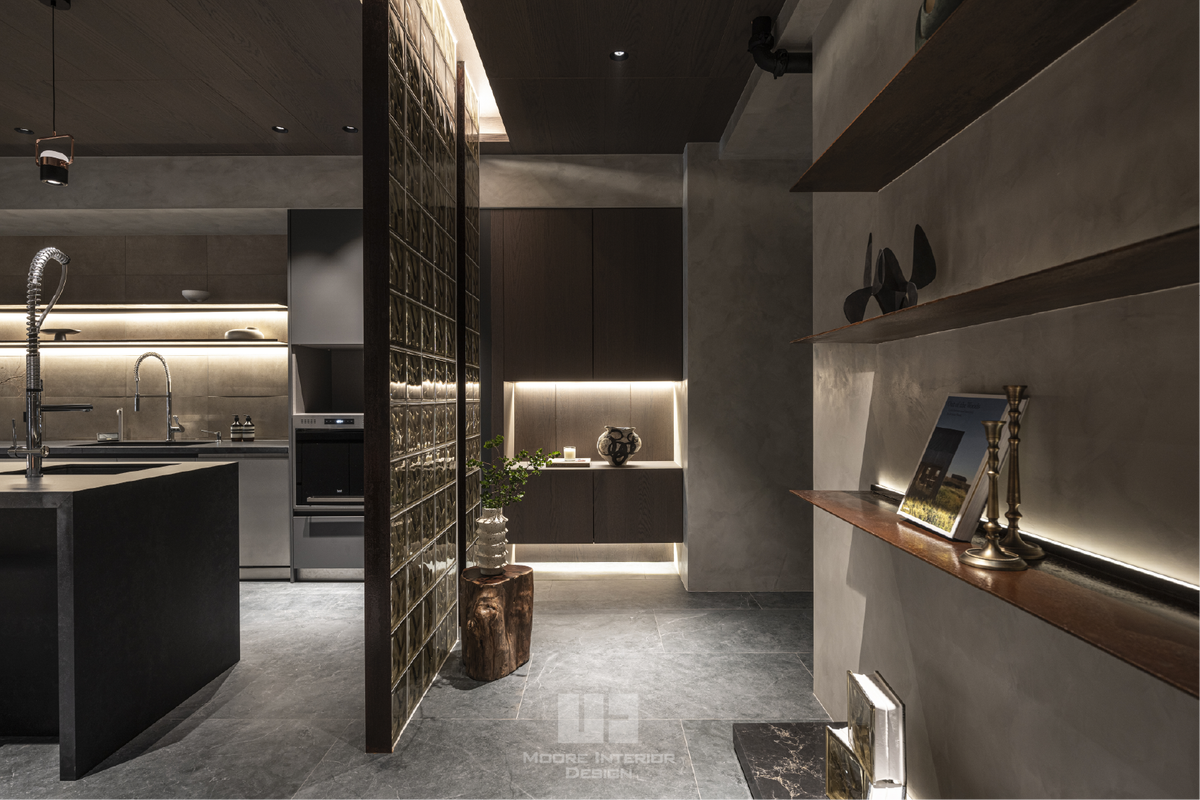 玻璃磚；空間設計；室內設計