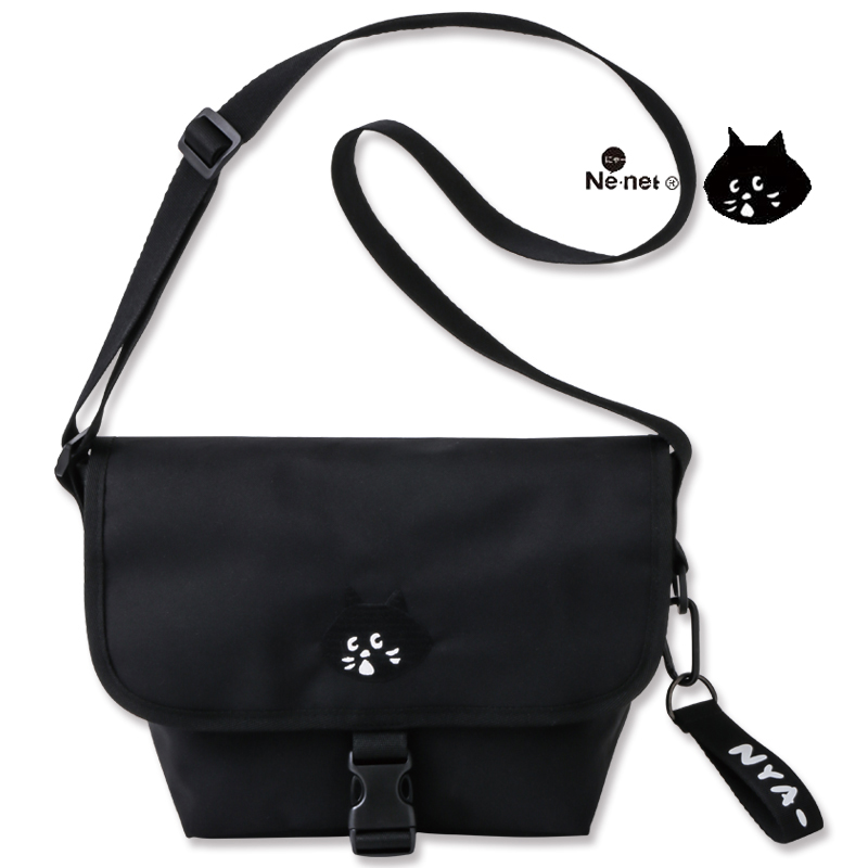 貓部雜貨 日本貴牌 N*net 驚訝貓包包 nya黑貓挎包