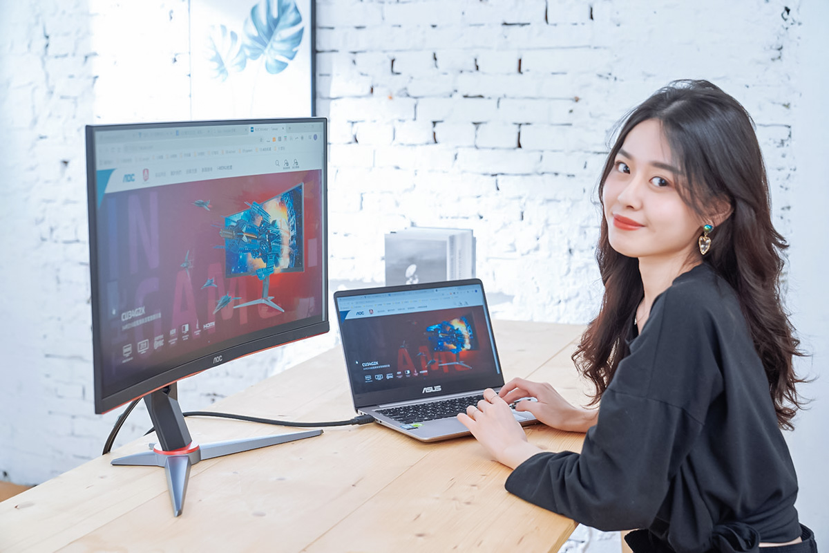 史上最超值電競螢幕AOC CQ27G2評測，144Hz 創造無殘影高畫質效果