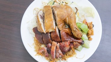 【台北捷運美食】【幸福站美食】新莊人氣燒臘便當店-鴻廚燒臘小館.霸氣雙腿飯.烤鴨腿飯只要90元