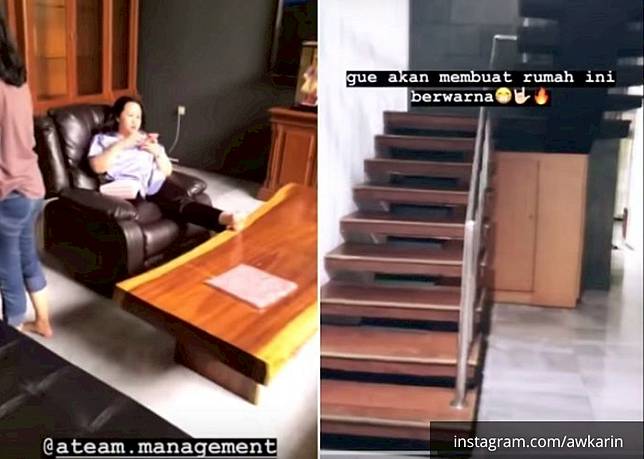 Lantai dasar rumah baru Awkarin