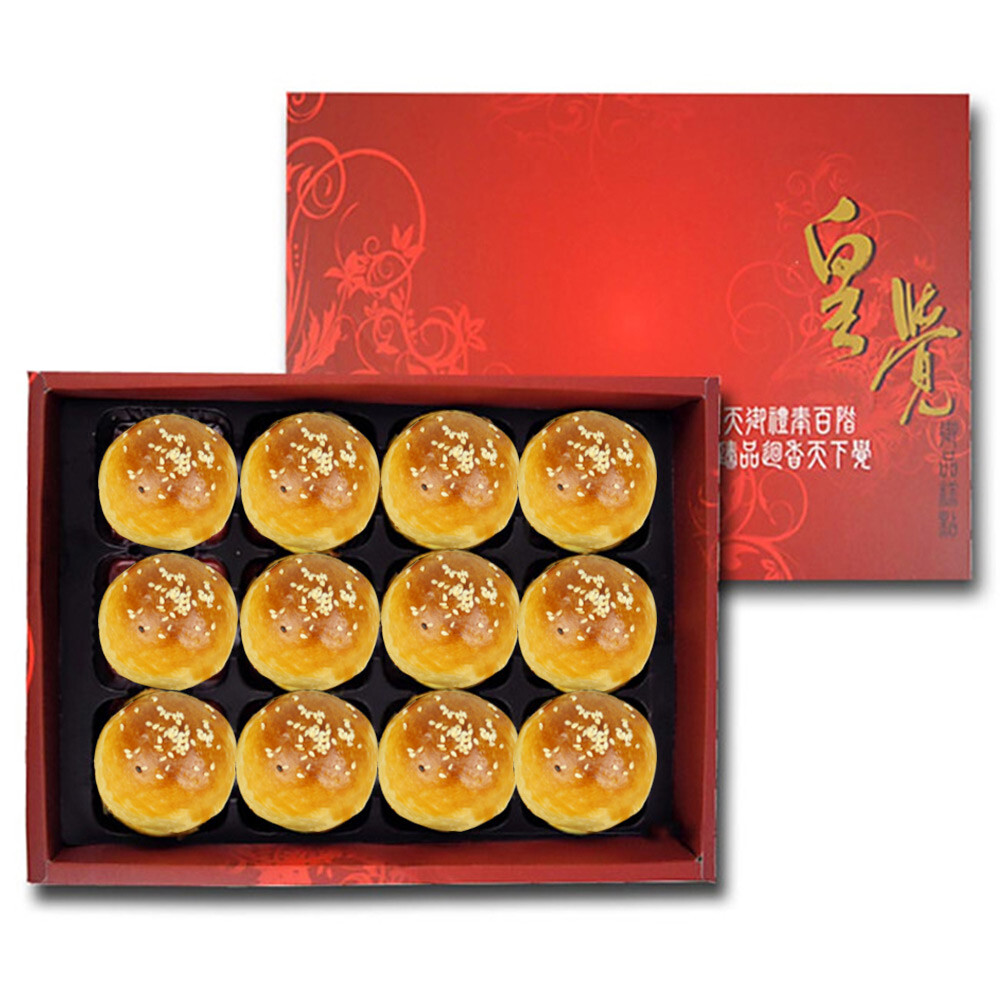皇覺 嚴選蛋黃酥12入禮盒組
