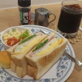 モーニングミックストースト - 実際訪問したユーザーが直接撮影して投稿した常磐町カフェとしはる珈琲の写真のメニュー情報