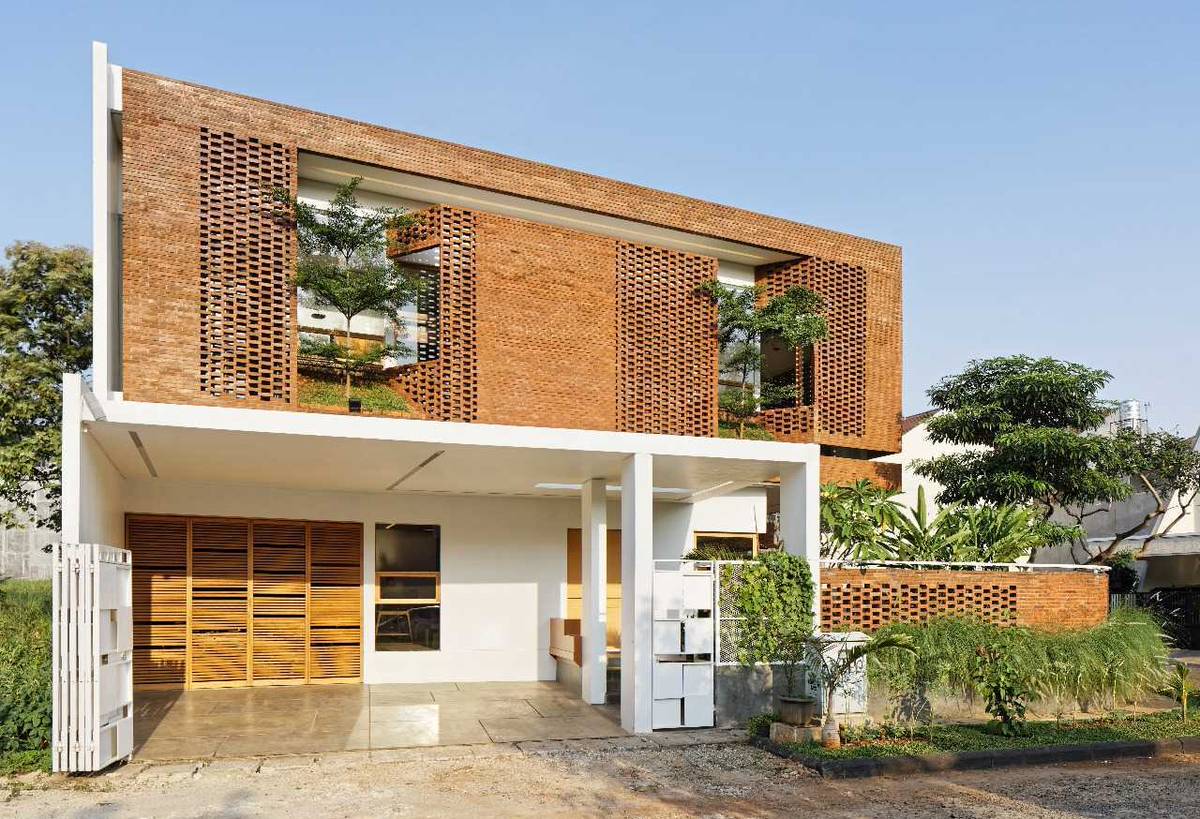Arsitektur Rumah Minimalis Dengan Permainan Batu Bata Super Keren Ala Delution Architect Arsitagcom LINE TODAY