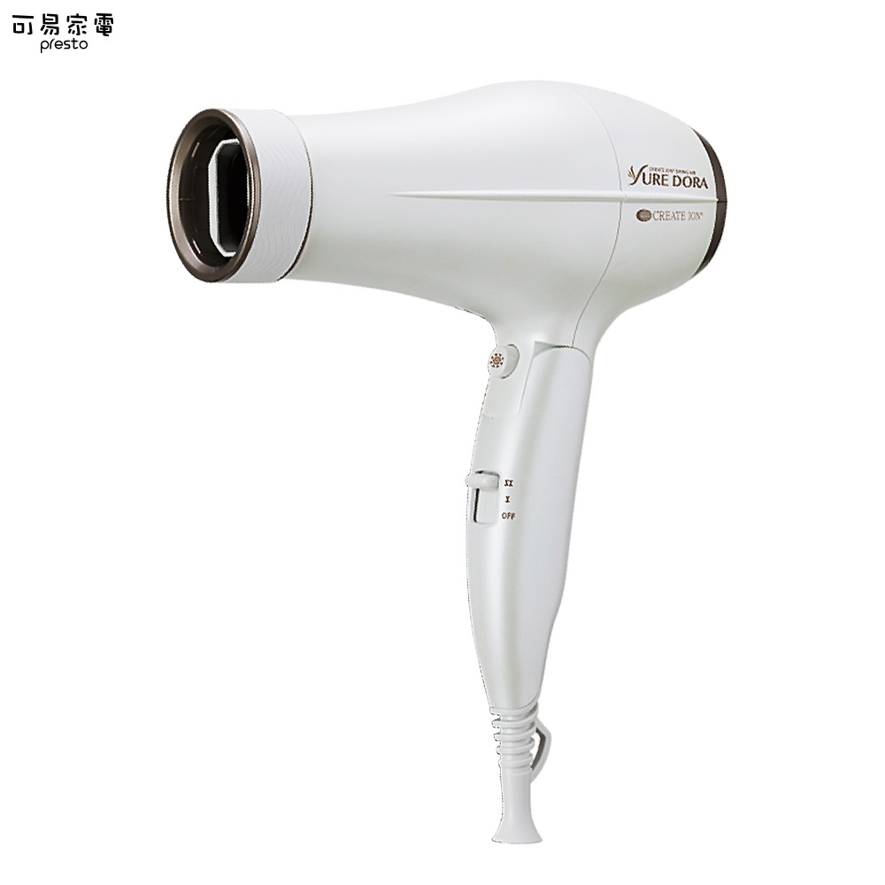 【CREATE ION】創離子翻轉風專業沙龍級負離子吹風機CID-S01FWT[贈專用吹嘴]