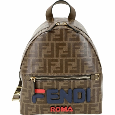 輕巧鮮明DOUBLE F帆布 結合老佛爺幽默創意設計 經典老花復古充滿街頭年輕感