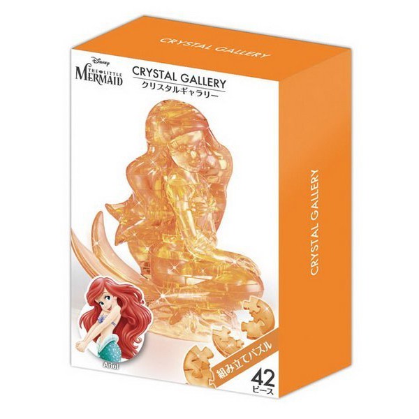 3D水晶拼圖-小美人魚3D Crystal Puzzle-The Little Mermaid3D水晶拼圖，美觀又具質感! 比起一般平面的拼圖，更具挑戰性!附上閃亮的裝飾貼紙，可以自由發揮創造自己的風