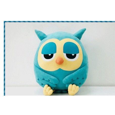 超萌療癒貓頭鷹暖手抱枕 50cm 外觀/內襯綠色 韓劇 貓頭鷹抱枕DIGITAL INTERNATIONAL ELEC
