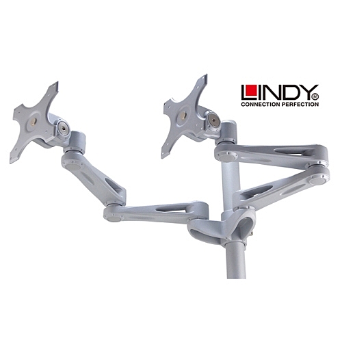 ◆鋁合金材質 ◆高質感噴砂處理，全產品去毛邊 ◆雙旋臂設計搭載兩組螢幕多種方向 ◆台灣製造