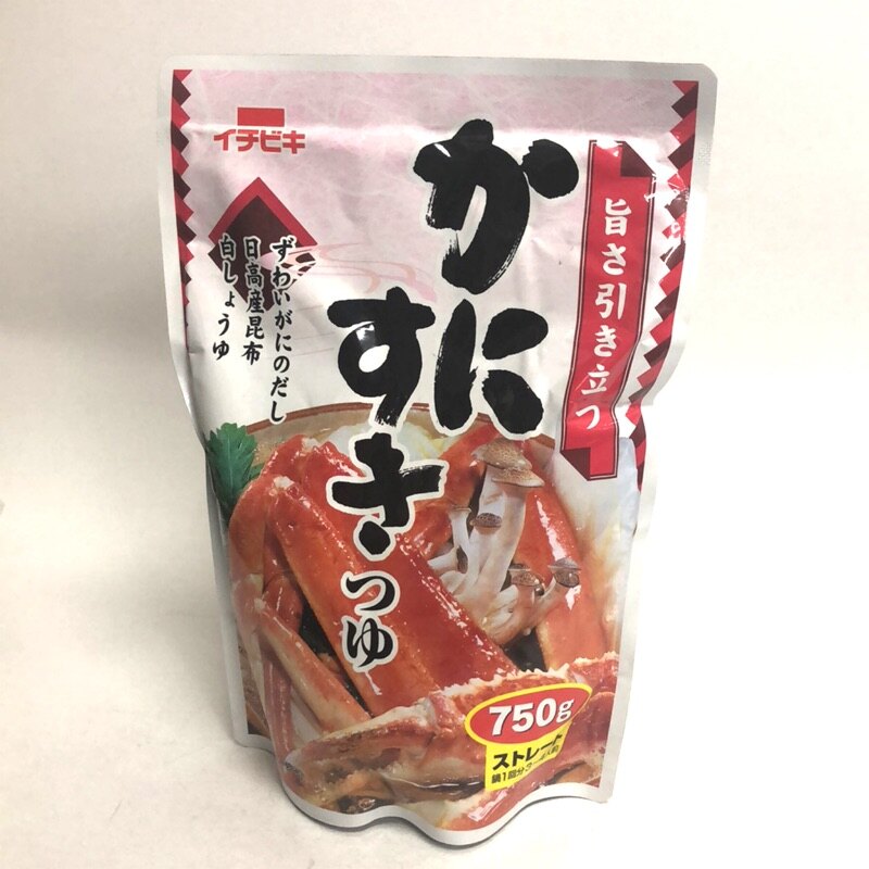 ICHIBIKI 螃蟹火鍋高湯底 750g。人氣店家配菓配菓 PECOPECO的有最棒的商品。快到日本NO.1的Rakuten樂天市場的安全環境中盡情網路購物，使用樂天信用卡選購優惠更划算！