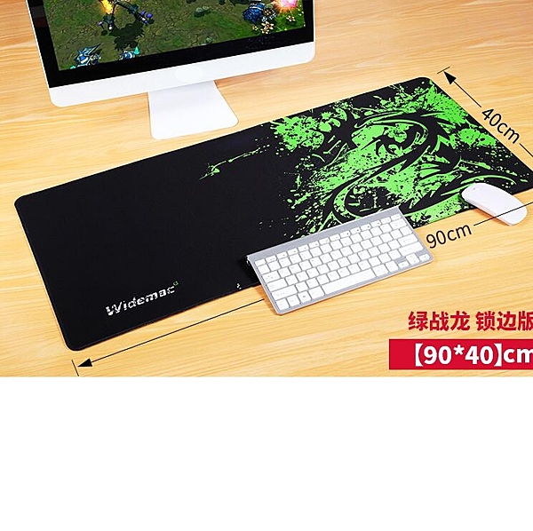 游戲超大大號鼠標墊女鎖邊可愛女生動漫小號加厚筆記本電腦書桌墊辦公桌墊學生鍵盤手托創意定制男