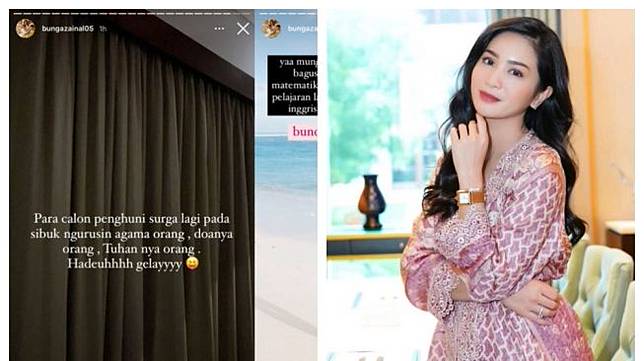 Misteri Agama Bunga Zainal Diobok Obok Calon Penghuni Surga Lagi Sibuk Urus Agama Orang Suara Com Line Today