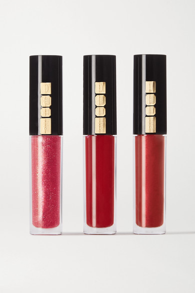 使用说明： - 自嘴唇中央向嘴角涂抹 - 净含量：3 x 1.6ml/ 0.054fl. oz. - 为庆祝中国春节，传奇彩妆大师 Pat McGrath 特别推出这款三支装的限量版唇彩套装，助你一次