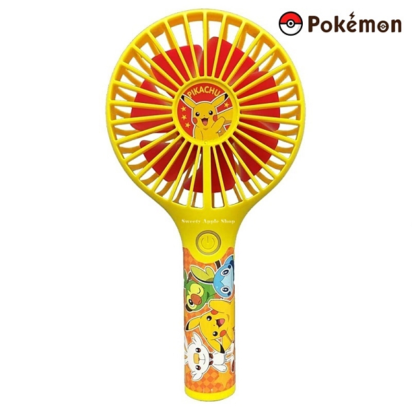 日本限定 TAKARA TOMY 寶可夢 皮卡丘 怪物大集合 3段式風量 攜帶型 USB充電 電風扇/手持風扇/涼扇