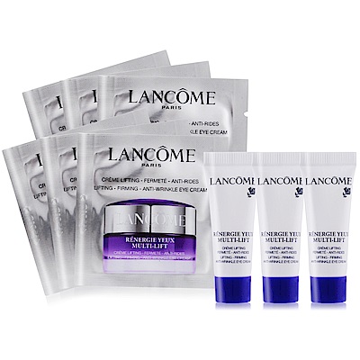 LANCOME蘭蔻 超緊顏5D太空抗皺眼霜3MLX3+1mlX6[15ml正貨容量超值組]