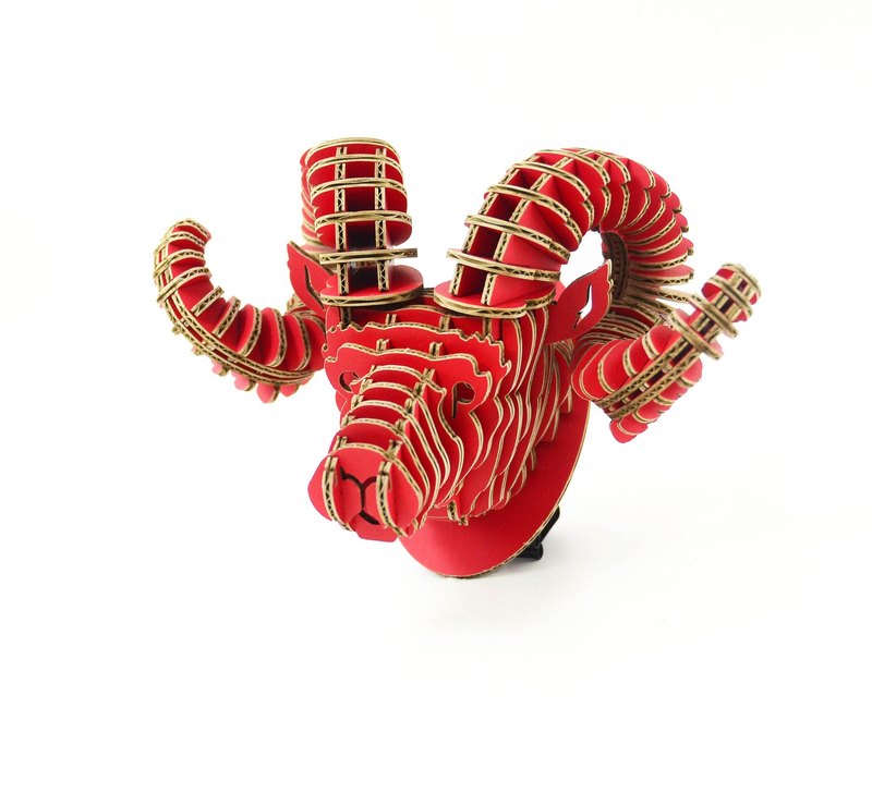 自然界存在著許多數學組成的藝術 生長在安地斯山上的大角羊也是如此