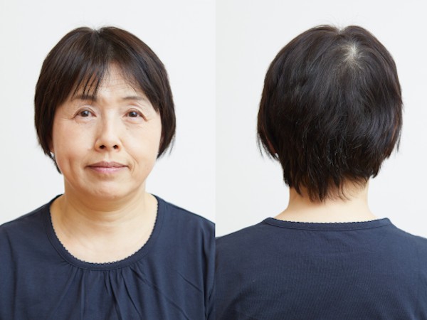 イメチェンビフォーアフター アイメイクと前髪で 目力アップ小顔ショート に挑戦 ハルメク