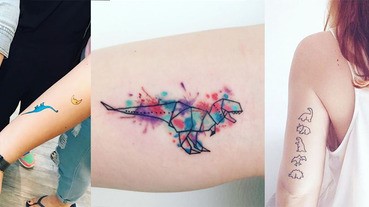 未免太夢幻！四大「恐龍刺青」命中妳的少女心