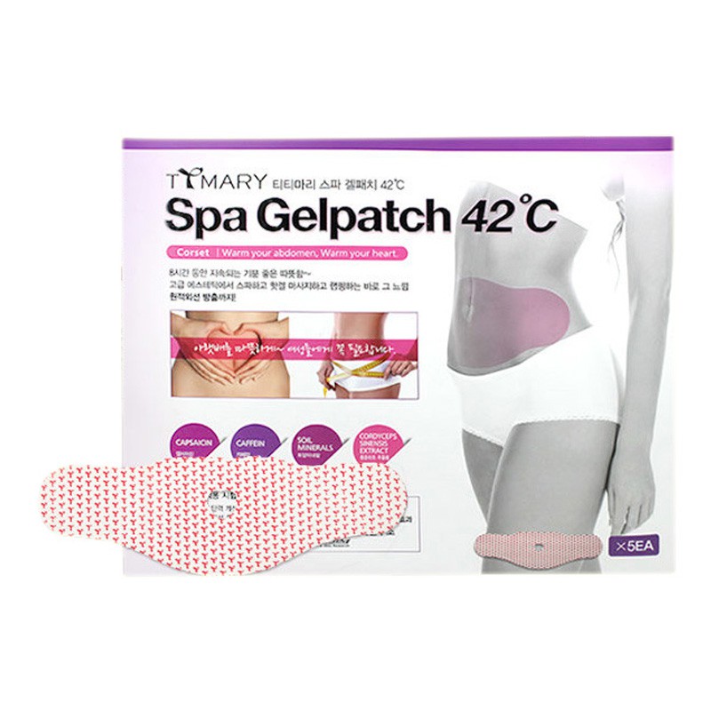 Diet42 SPA 溫泉溫感凝膠貼片(長型)5片入【小三美日】Spa Gelpatch 42℃ D130106