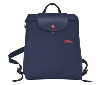 母親節4折up↘搶券再折$400｜LONGCHAMP LE PLIAGE COLLECTION系列織物小號手提雙肩包(1699)