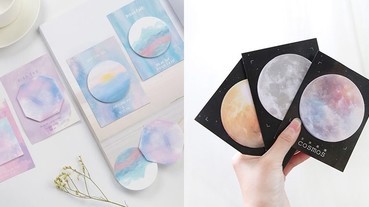 據說是韓國第一仙的文具品牌pitapat，連便條紙都能夢幻得像一片雲彩