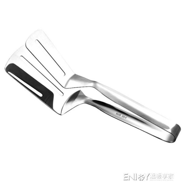 不銹鋼牛扒夾煎餅煎魚鏟子披薩牛排鏟煎牛扒燒烤夾子家用鍋鏟大號WD 溫暖享家