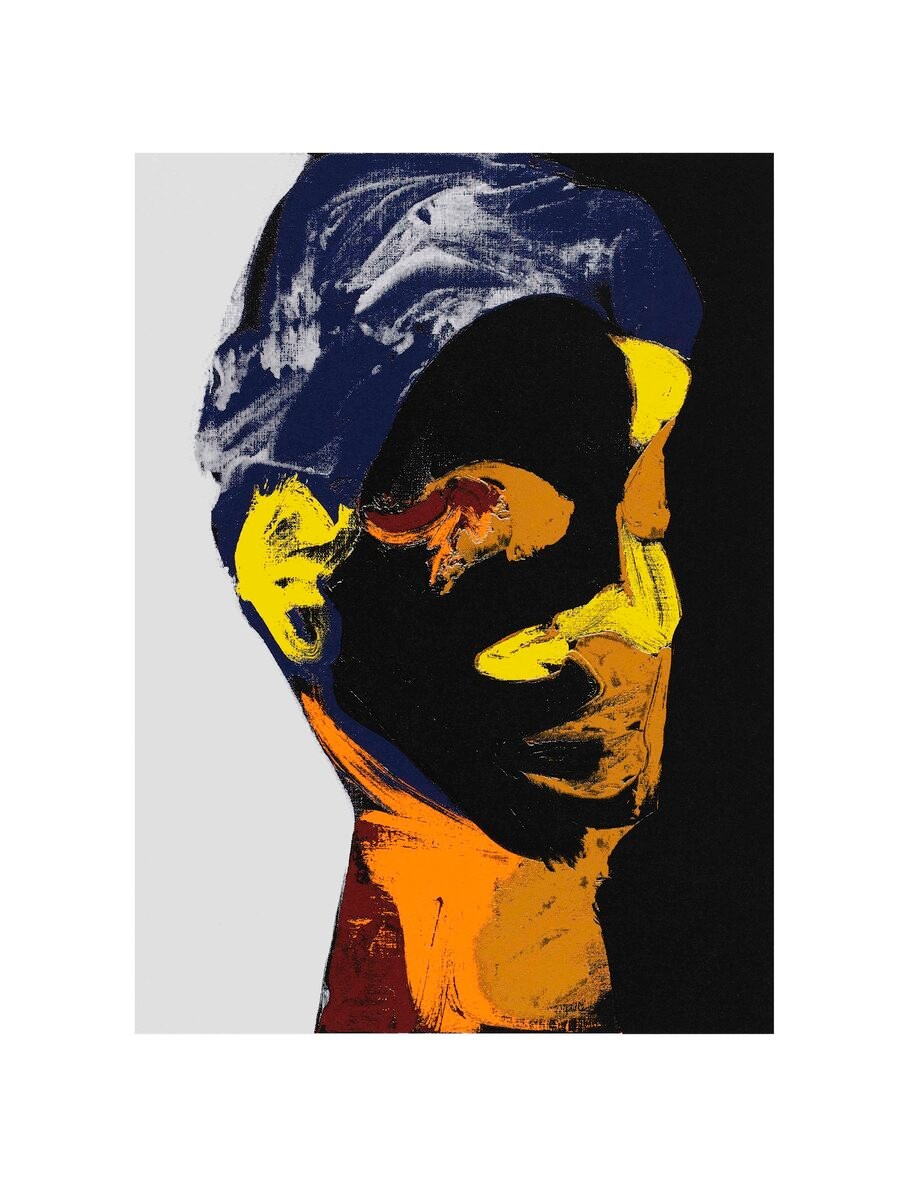 井田幸昌　シルクスクリーン　Self portrait  ED10 Portrait』井田幸昌 シルクスクリーン ED10