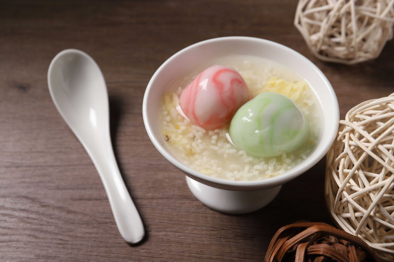 雨花琉璃湯圓。（圖／凱達大飯店提供）