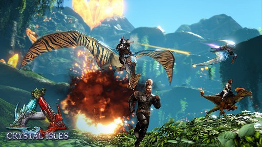 Ps4版 Ark Survival Evolved にcrystal Islesを追加する無料アップデートが実装