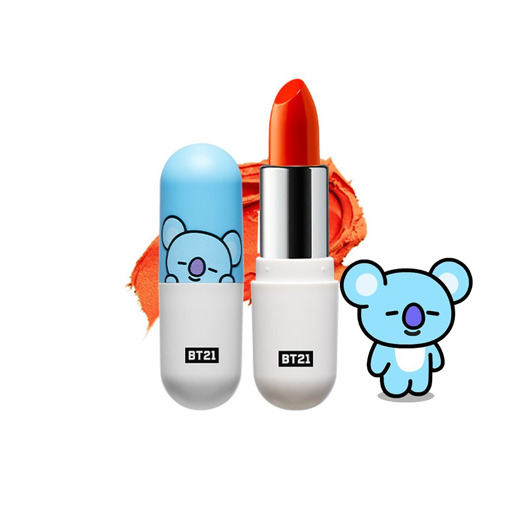 商品特色大膽鮮明色彩走出自我獨特風格高度服貼長時間維持妝容不掉色水果香氣果汁顏色繽紛創造魅力About the CollectionsVT x BTS and VT BT21 cosmetics me