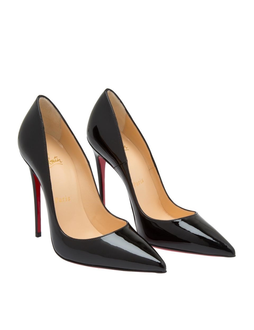 New Christian Louboutin Black Patent Leather So Kate 120 Stiletto Heel Pumps Authenticity Guaranteed