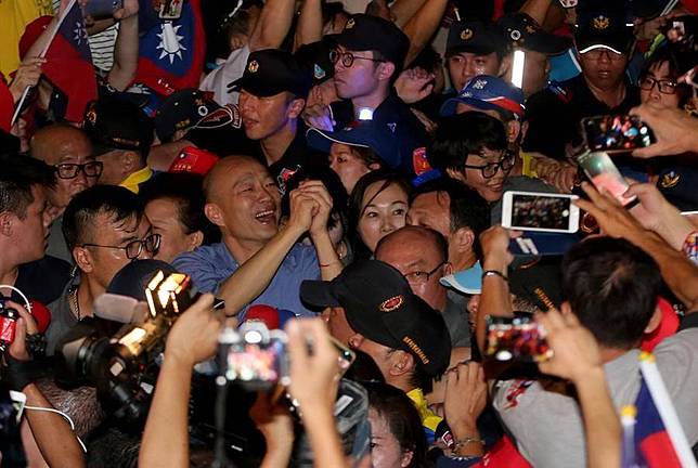 國民黨總統參選人韓國瑜。（資料照片，黃國峰攝）